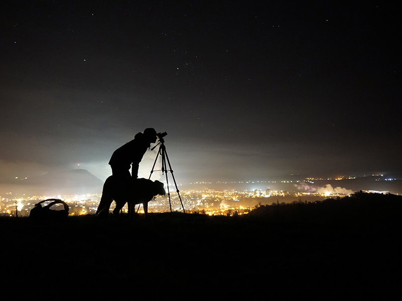 Unilibertadores realizó encuentro de astronomía y drones con la comunidad de Villavicencio