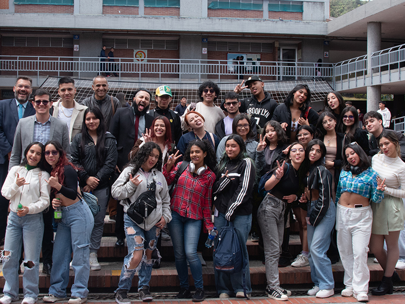 Unilibertadores realizó primer Encuentro Interinstitucional de Experiencias Académicas con estudiantes de colegio de Bogotá